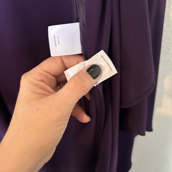 NWT Nine West Women's Draped Duster
Jacket Purple Size 1X - Picture 6 of 12